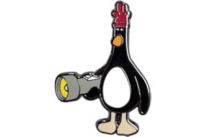 Pawprint Family | Feathers McGraw Enamel Pin Badge | Wallace and Gromit Official Merchandise