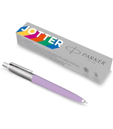 Parker Jotter Originals Ballpoint Pen - Lilac Pastel Finish - Blue