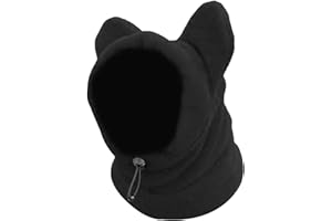 Milageto Cappelli Invernali per Cani Copricapo per Cani Frangivento Copri Orecchie per Cani Scaldacollo Sciarpa per Cani di Piccola, Media e Grande Taglia, S