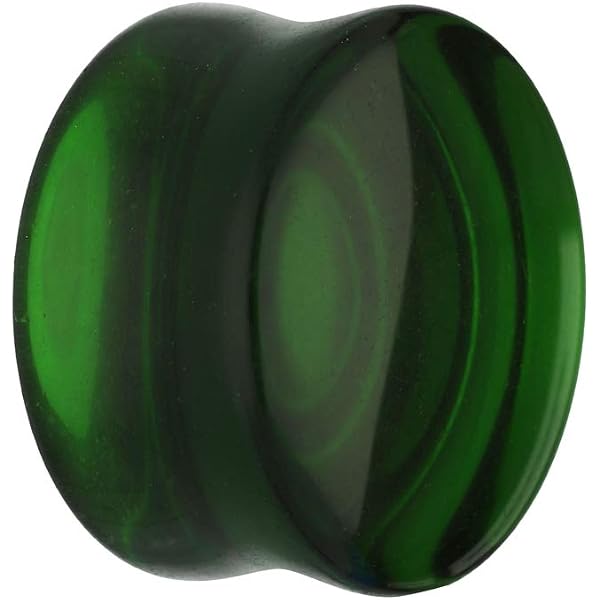 Treuheld® Grüner Ohr Plug (Double Flare) – Aus Kunststoff/Acryl, 11 Größen Von 3–20 Mm, Ohne Gewinde