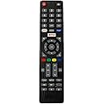 HDF Remote Control Compatible For Sansui Smart Lcd Led Tv Remote (Sasui Led)Black