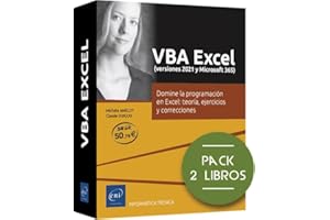 VBA Excel (versiones 2021 y Microsoft 365): Pack de 2 libros: Domine la programación en Excel: teoría, ejercicios y correcciones (Pack Técnico)