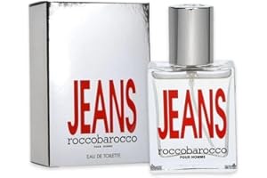 Roccobarocco - Jeans Man Eau De Toilette Uomo – Profumo Uomo Dalla Fragranza Agrumata-Muschiata Per L’uomo Dal Carattere Vivace E Dinamico Flacone Da 30 Ml