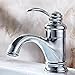 Produktbild Pumpink Solide Kupfer Wasserhahn Europäische Single Hole Hot und Kaltbassin Chrom Küche Bad Mixer Tap