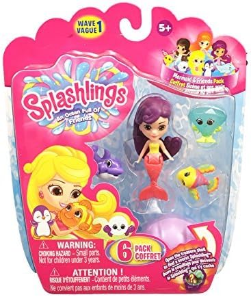 Splashlings Wave 1 Toy Figure (6 Pack) Style 20