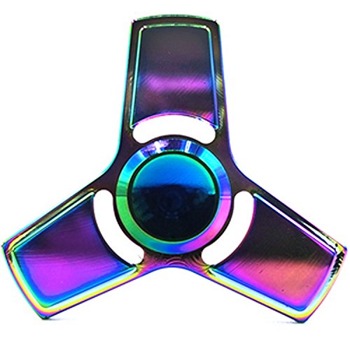Hand Spinner Stress Relief Toy, Colourful Aluminum Alloy Hand Spinner EDC Fidget Toy Stress Reducer Made Bearing Focus Anxiety Relief Toys for Killing Time Hand Spinner Stress Relief Toy, Colourful Aluminum Alloy Hand Spinner EDC Fidget Toy Stress Reducer Made Bearing Focus Anxiety Relief Toys for Killing Time