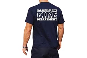 Feuer1 T-shirt fonctionnel Navy avec protection UV 30+ Los Angeles City Fire Department