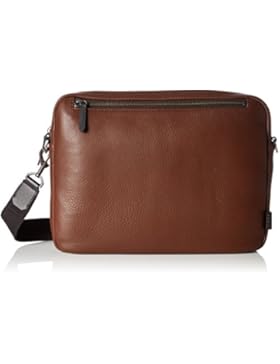 Ecco Herren Eday L Messenger Business Tasche, Braun (Brown), 7x26x37 cm