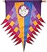 Produktbild Premier Kites 53213 Progressive Hängendes Banner, Flame, Violett
