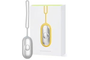 GOQELK Compact Handheld Sleep Aid Device - Relaxation Tool for Improved Sleep, Mood & Focus, Adjustable Massage Intensity, Portable & Easy to Carry (Gray)