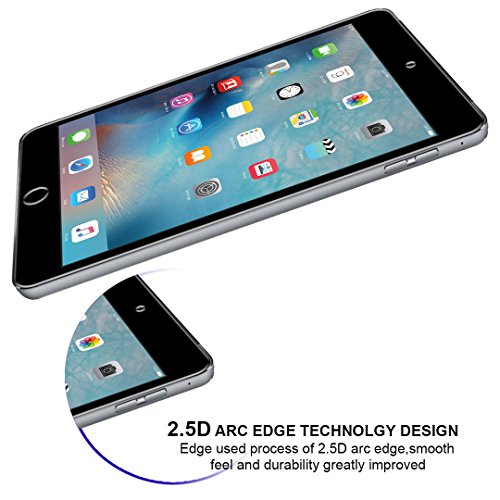 iPad Mini 4 Panzerglas Schutzfolie, iVoler® Premium Panzerglasfolie folie Displayschutzfolie Hartglas Gehärtetem Glas DisplayPanzerglas Schutzfolie Displayschutz Tempered Glass Screen Protector für Apple iPad Mini 4- 0,3mm Dünn, 9H Härtegrad, 2.5D Abgerundete Kanten – [Kratzfest][Hohe Transparenz] [Fingerabdruck-frei][Blasenfrei]-Lebenslange Garantie - 8
