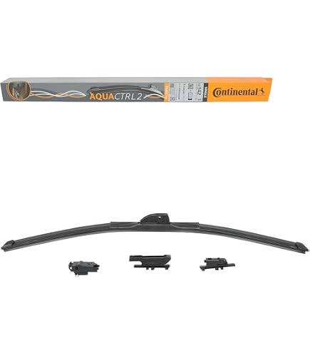 Continental AQUACTRL2 13002 Essuie-glace Plat Multiclip – 350 Mm – Lot De 2 – Technologie Améliorée, Installation Facile