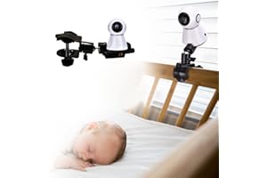 Eurobuy Supporto Universale per Baby Monitor, Fotocamera Supporto Regolabile ruotabile a 360 Gradi, Adatto per la Maggior Parte delle apparecchiature per Monitor per Neonati