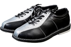ZHENSI Zapatos De Bolos para Hombres Zapatos De Bolos De Cuero Antideslizantes Unisex Buffer Transpirable