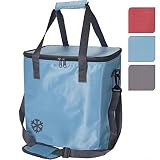 Bolsa térmica de 24 litros, práctica y compacta para picnic.