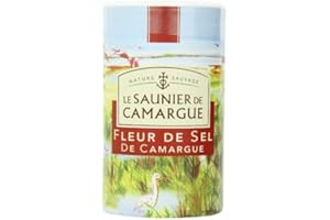 GARDEN AT HOME Le Saunier De Camargue Fleur De Sel Sea Salt, 35.27-Ounce (1 Kg) Canister, Garden, Lawn, Maintenance