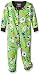 Hatley Baby Boys 0-24m Infant Footed Coverall Astronauts Footies, Multicoloured (Green), 12-18 Months