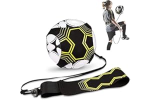 JPudinor Football Ceinture D'entraînement, Sangle Élastique pour Entraînement de Football, Ceinture Réglable Solo Kicking Pratique, Football Kick Traine pour Enfant et Adulte