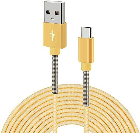 Type C USB Cable, CIKOO 3M Braided Extension USB C to USB Enhanced Connector Data Fast Charging Cable for Galaxy Note 8 S8 Plus, ZTE ZMAX Pro AOXN 7, LG G6 V20 Nexus 5X 6P Oneplus 3T 5T Huawei P9 P10