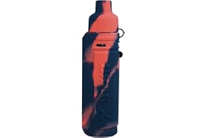 RUIYITECH - Custodia protettiva in silicone per Voopoo Drag X Kit (nero rosso)