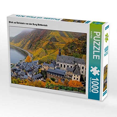 Preisvergleich Produktbild Blick auf Beilstein von der Burg Metternich 1000 Teile Puzzle quer
