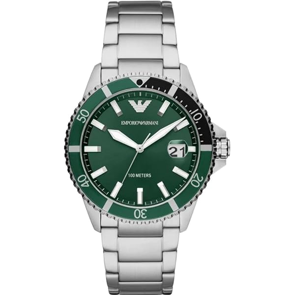 Buy Citizen Stainless Steel Marine 1810 Eco-Drive Green Dial Men's