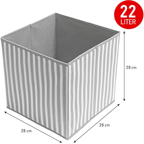 Tatkraft Best Faltbox 6er Set Aufbewahrungsbox Faltbarer Verstärkt für Raumteiler oder Regale 28X28X28cm - 2