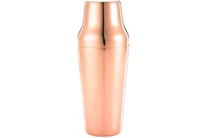 Barfly M37038 - Set di 3 shaker da 500 ml, in acciaio INOX Parisienne 24oz (700 ml) Rame