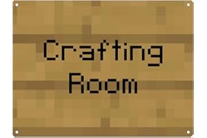Grindstore Cartel metálico con Cadena Crafting Room