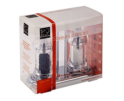 Peugeot 19051 Brasserie Pfeffer-/Salzmühle Acryl, 5,6 x 5,6 x 11 cm, transparent - 2