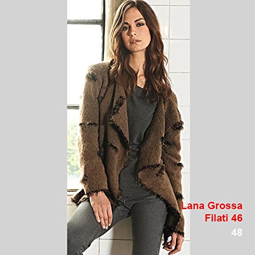 LANA GROSSA GARZATO Fleece, 2 – Petrol/Schwarz - 5