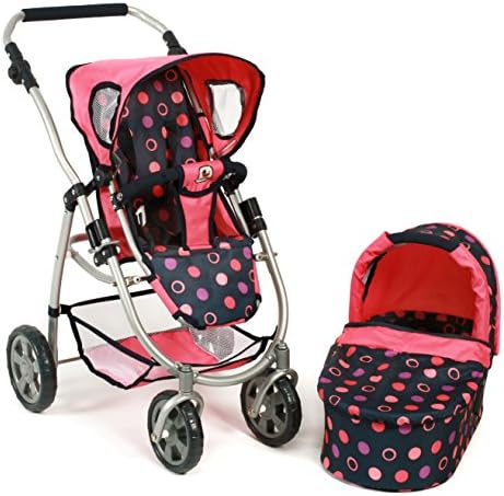 CHIC 2000 Bayer 2-in-1 Emotion Combi Dolls Pram (Corallo)