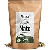 Yerba Mate Herbal Tea Organic (500g) // unroasted green Mate - Traditional South American Drink - Top Quality Loose Leaf - Packed, controlled and certified in Germany (DE-ÖKO-005)