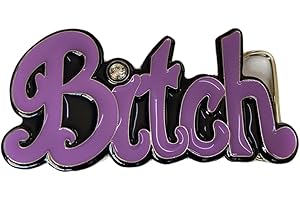 COOLLA Belt Buckle for Women- Bitch Western Rodeo Texas Cowboy Large Belt Buckles