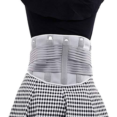 Preisvergleich Produktbild Massage-Gürtel Fernes Infrarot Hot Compress Multifunktionale Fiebertherapie Vibrationsmassagen Intelligenz Taillenmassagegerät Geeignet für den Heimgebrauch,Gray,XL