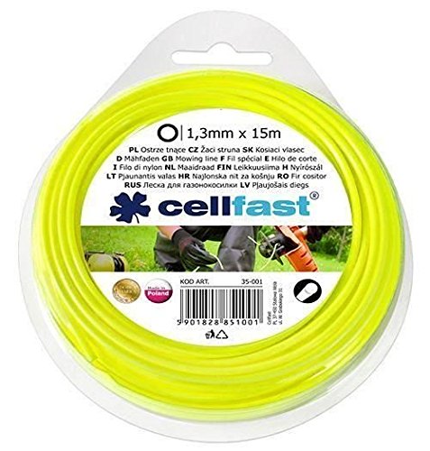 Ersatzfaden rund für Rasentrimmer 1,6mm 15m Plastikfaden