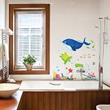 Decowall DW-1311 Unter dem Meer Wandsticker Wandaufkleber Wandtattoo Kinderzimmer - 4