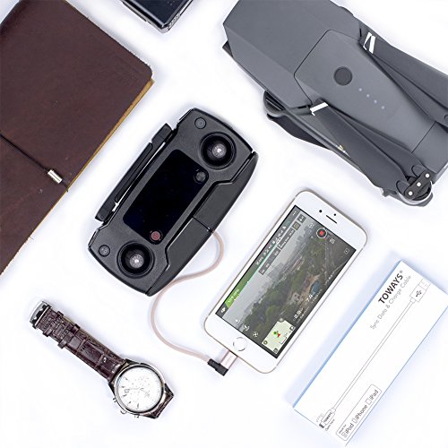 iPhone Ladekabel Toways Lightning Kabel [Apple MFi zertifiziert] 90 Grad Winkel Stecker 0.15m Nylon USB Datenkabel für iPhone 7 / 7 Plus / 5 / iPhone 6 / iPhone SE / 6 / 6 Plus / 6s / 6s Plus / 5 / 5c / 5s, iPad Pro Air Air 2 mini2 mini3 4th Gen, iPod Nano 7th Gen, DJI Mavic Pro Drone, Power Bank – Rose Gold - 5