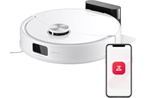 roborock Q10 S5 Robot Aspirapolvere, 10.000Pa, Panno Sollevabile, Pulizia VibraRise 2.0(3000 volte/min), Anti-groviglio, Evitamento degli Ostacoli, Strategie dei Tappeti, Controllo APP, Bianco