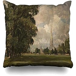 Couch Cushions Lcgr1605 Catedral De Salisbury Lower Marsh Por John De Middle Constable Pintura Inglesa Óleo Sobre Lienzo Decoración Para El Hogar Sofá Decorativo Funda De Almohada Funda De Almoh