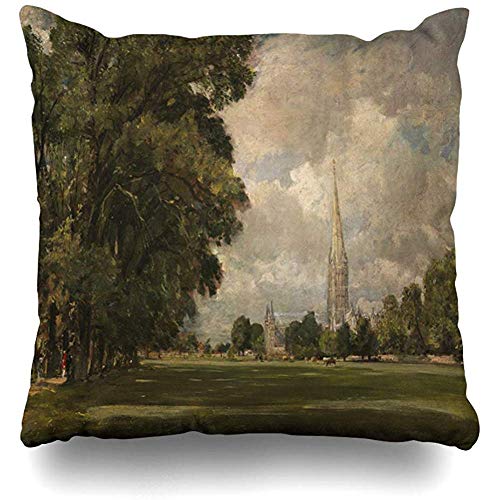 Couch Cushions Lcgr1605 Catedral De Salisbury Lower Marsh Por John De Middle Constable Pintura Inglesa Óleo Sobre Lienzo Decoración Para El Hogar Sofá Decorativo Funda De Almohada Funda De Almoh