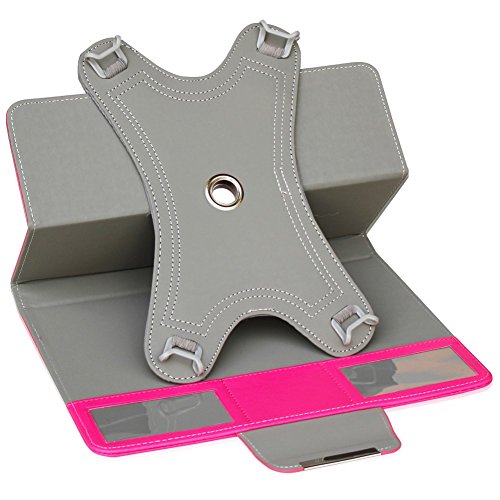 Tablet Tasche mit Ständerfunktion Hülle für Medion Lifetab P9702 X10302 P10400 P10506 P10505 S10366 S10352 Tablet von Schutztasche in Pink Schutzhülle Universal Stand Tasche Etui Cover Case hochwertige Verarbeitung von UC-Express - 7