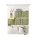 Produktbild Creative Tür Wandbehang Halterung 7 Pocket Wasserdicht Classified Aufbewahrungstasche Organizer, Baumwoll-Leinen, grün, Einheitsgröße
