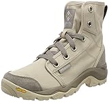 Material exterior: Lona Columbia Camden Chukka, Botas Casual para Mujer, Blanco Crema (Ancient Fossil Grey Ice), 39 EU