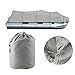 Produktbild Dailyinshop Universal Design Square Trailerable Ponton Boot Abdeckung Wasserdichtes Gewebe (Farbe: Grau) (Größe: 21-24ft)