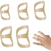 HYFZOD 5 Pcs Finger Splint Hand Trigger Finger Splint Thumb Finger Splint for Finger Hammer and Arthritis Fixation and Daily