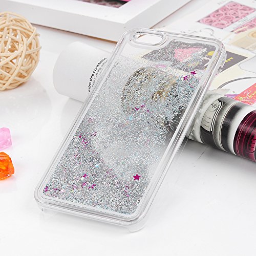 Badalink Iphone6 6S Slimcase H  lle PC Treibsand Fl  ssige Sterne Star Weich Flexibel Einteilige Handyh  lle Soft Leicht Sto  stangen Case Silbrig