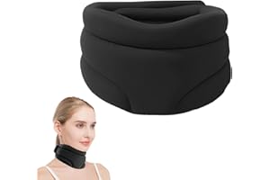 EOAMGO Vitavix Neck Support for Snoring, Adjustable Neck Brace with Soft Foam Collar for Sleeping, Cervical Support for Pain Relief