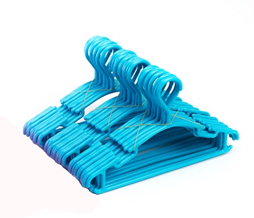 Tosnail Kinder Kleiderbügel 30 Stück, blau