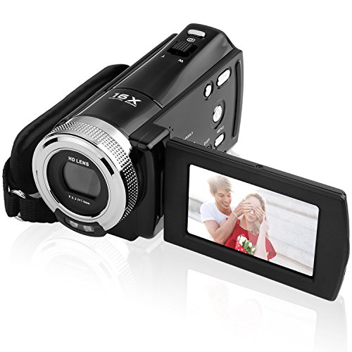 En Venta PowerLead PLD003 Videocámaras DV C8 16MP de Alta Definición
Digital Video Camcorder Dv DVR 2.7" TFT LCD 16x Zoom Hd Video Recorder
Cámara de 1280 x 720p (Negro) Revisión